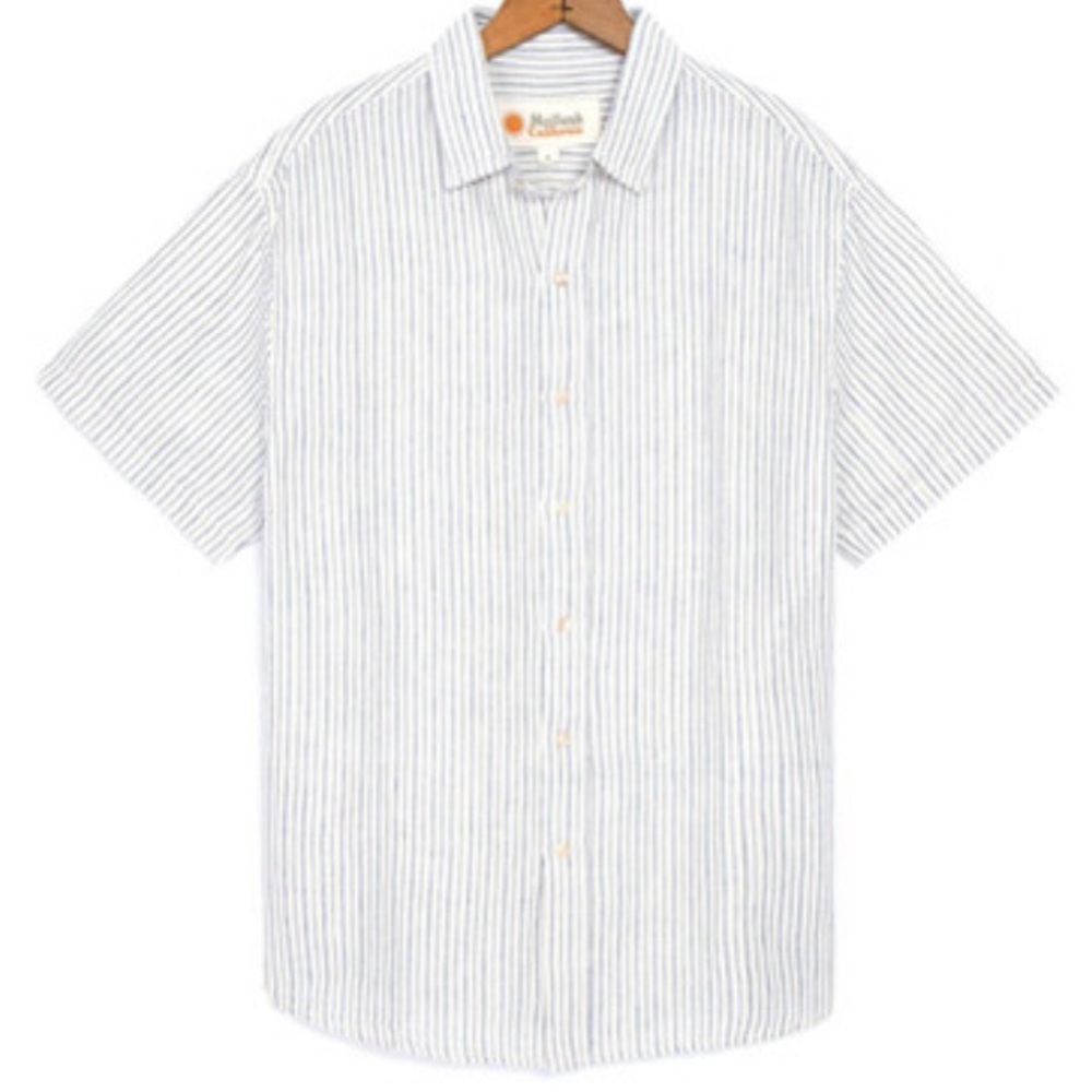 ❤️… Mollusk California Summer Shirt - Railroad Stripe